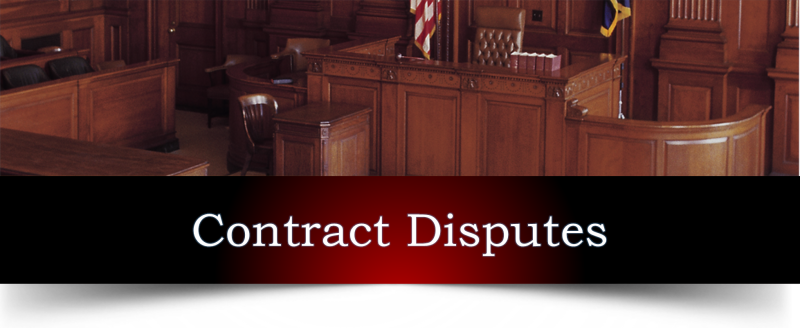 Contract Disputes Contract Disputes